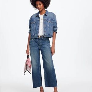 Madewell Low Slung Baggy Crop Jean
